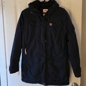 Fjallraven NUUK Parka, Navy, Women's Small
